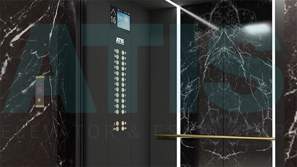 کابین آسانسور مدرن و تجهیزات آن