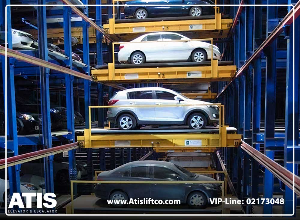 پارکینگ طبقاتی آسانسوری