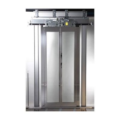 درب کابین شیشه ای دو لته